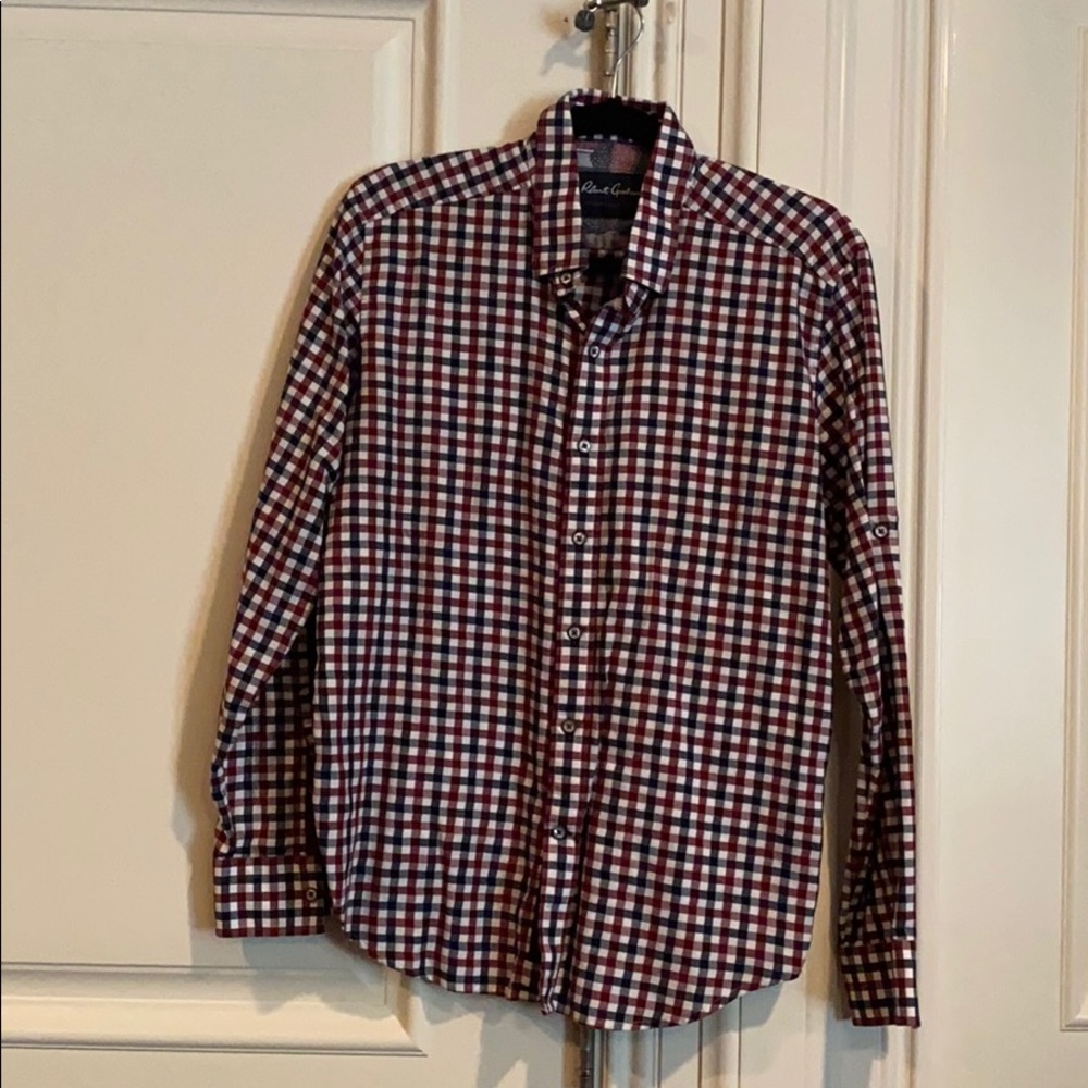 Robert Graham plaid button down